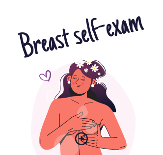 Breast self exam 